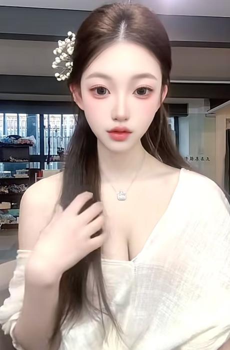 看着就很嫩上下都是粉粉的